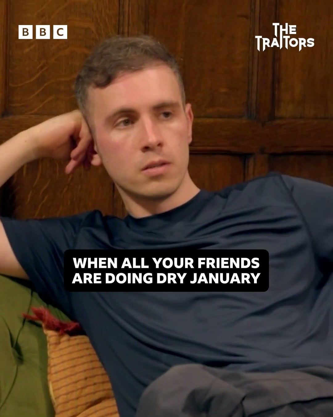 Dan from The Traitors represents everyone's mood in January