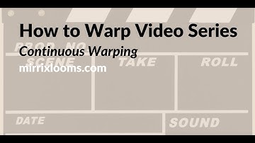 How to Warp Video Series: Continuous Warping