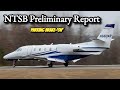 Citation Crash NTSB Preliminary Report Farmington CT N560AR