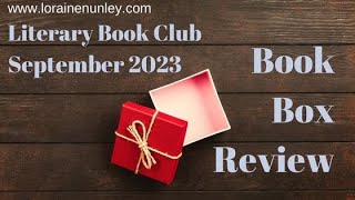 September 2023 Literary Book Club Box Subscription Unboxing