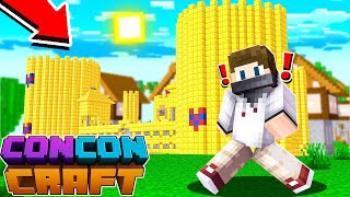 5000 ALTIN BLOK İLE KALE YAPTIK   Minecraft CONCONCRAFT #9