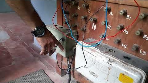 Load test on 3phase squirrel cage Induction Motor