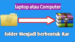 Cara Mengubah File/Folder Menjadi RAR/ZIP di PC  TAHUN 2019  - Durasi: 1.10. 