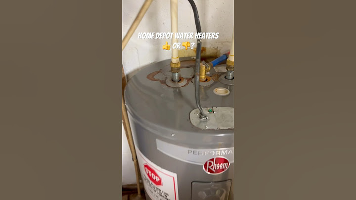 Home Depot water heaters—good or bad? #plumbing #bluecollar #diy #waterheater #homedepot