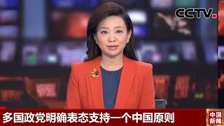 多国政党明确表态支持一个中国原则 |《中国新闻》CCTV中文国际