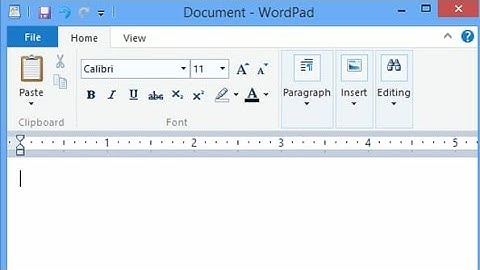 How to open Word Pad in Windows 7 and Word Pad tutorial Part-1