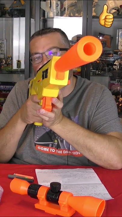 REVUE] Nerf Elite XD Rhino-Fire  UNE MITRAILLEUSE ANTI-AÉRIENNE NERF !!!  (français) 