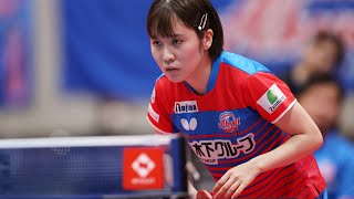 平野美宇 スーパープレー&ヒロインインタビュー 日本生命レッドエルフvs木下アビエル神奈川 ノジマTリーグ2023-2024  2023年10月20日 北九州市立総合体育館【卓球Tリーグ公式】