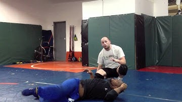 Wrestling attack from front headlock - the dump