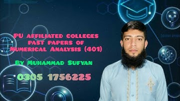 Math 403 Numerical Analysis past papers 7th Semester | PU affiliated colleges past papers of N.A