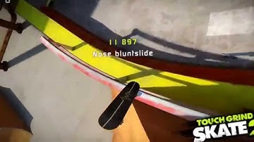 Touchgrind Skate 2 :bigspin noseblunt slide