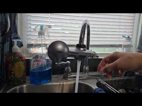 How to install PUR plus water filter on faucet filtration system