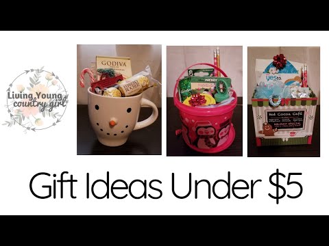 Last Minute Dollar Tree Gift Baskets // Under $5 