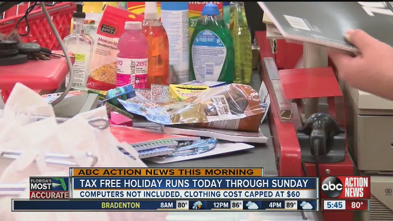 Back to school tax free holiday runs through Sunday - YouTube