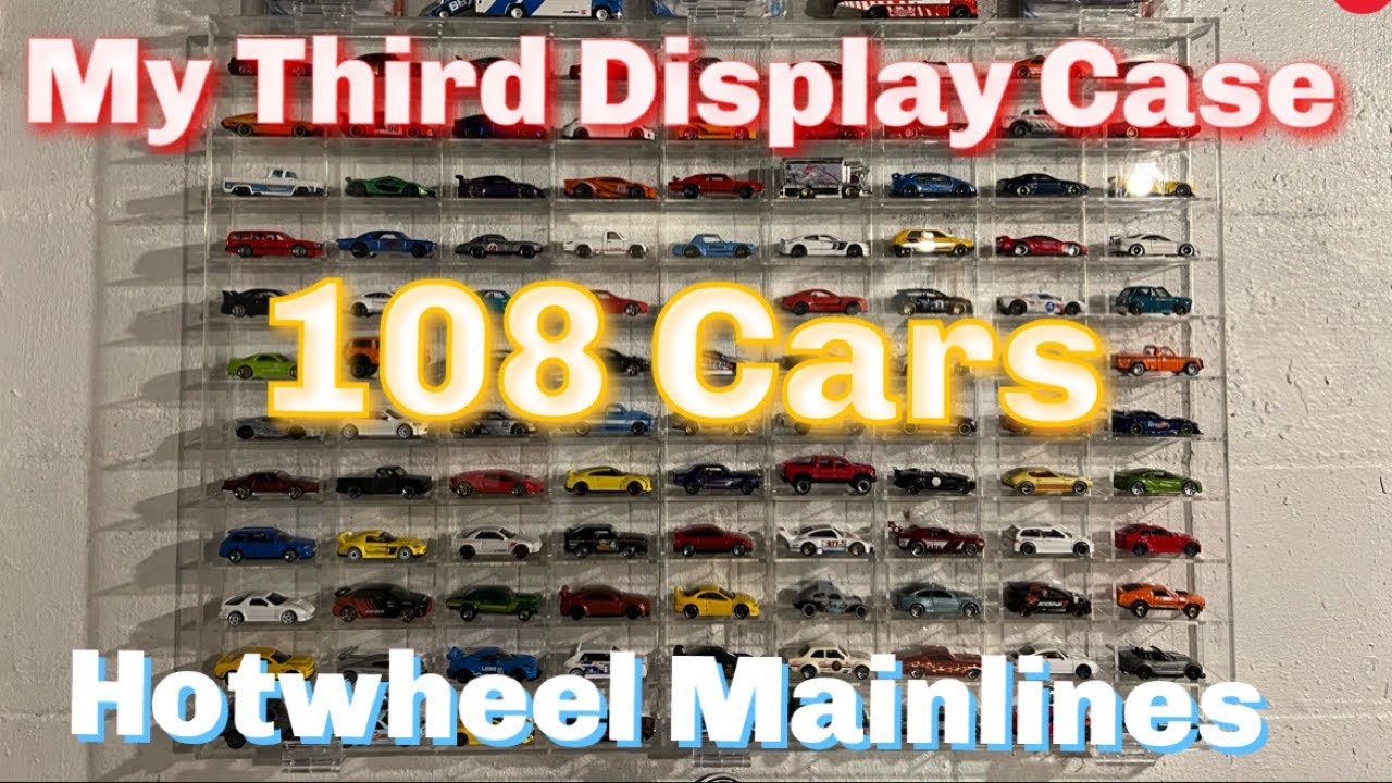 Showing Off My Third Hotwheels Display Case!