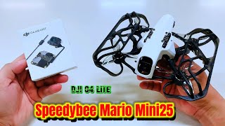 Speedybee Mario Mini 25 + DJI 04 Lite Flight Test