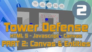 Tower Defense Game PART 2, OHNE ENGINE mit HTML5, Javascript und Canvas