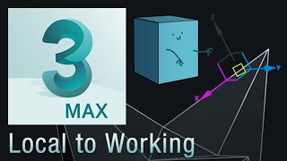 Set Local Pivot or object in Working Pivot position script for 3ds Max