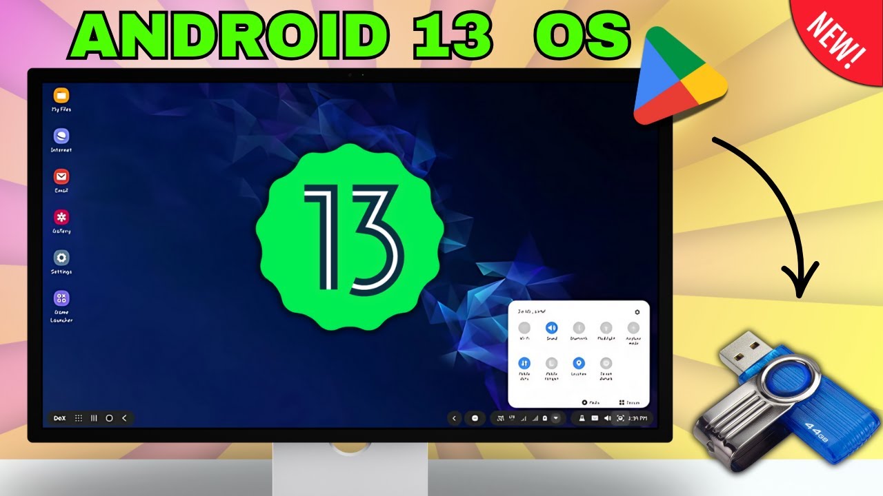 New Android 13 OS for Low End PC • Best OS for Low End PCs | Android 13 ...