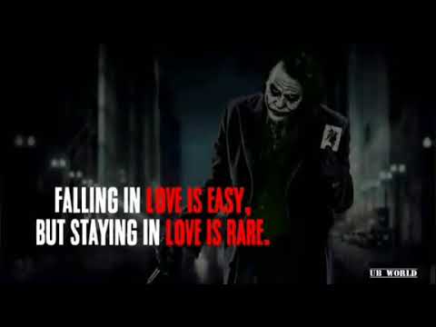 Realistic Joker S Quotes On This Fake World Watch And Remember Youtube