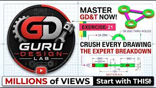 SOLIDWORKS Exercise 21 | 2D Drawing to 3D Model | Complete Beginner Tutorial