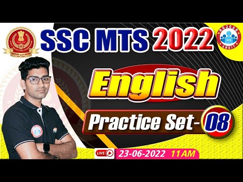SSC MTS Exam 2022 | SSC MTS English | SSC MTS English Practice Set #8 | English For SSC MTS