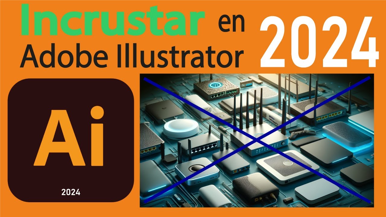 Cómo incrustar una imagen en Adobe Illustrator 2024. YouTube