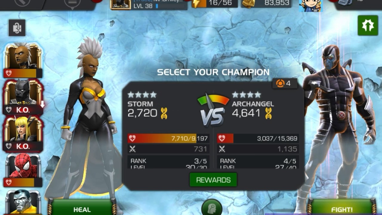 Archangel Boss Battle: Marvel Contest of Champions