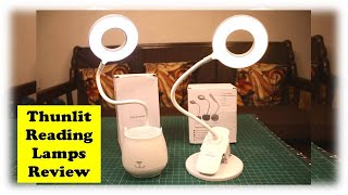 Thunlit Portable Reading Lamp Review | Best Rechargeable Multi Purpose LED lamp with dimming light