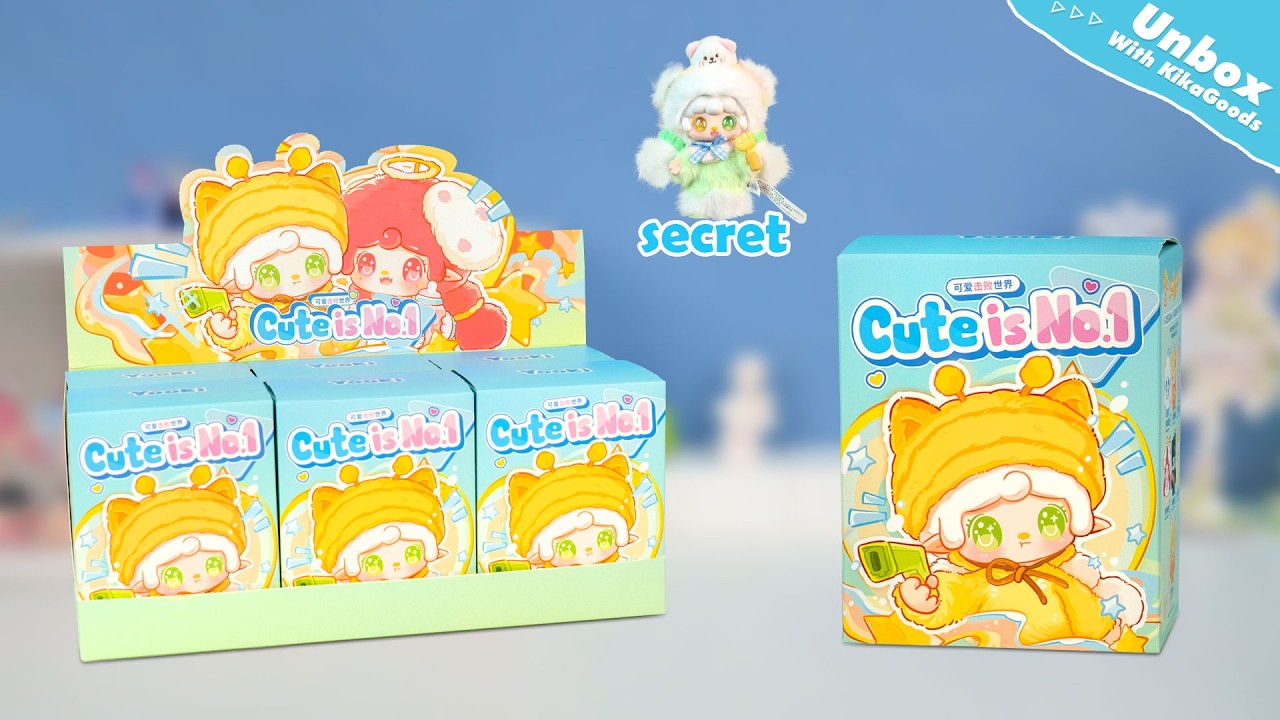 Unboxing Yooki Cute is No.1 Series Plush Sticker Blind Box