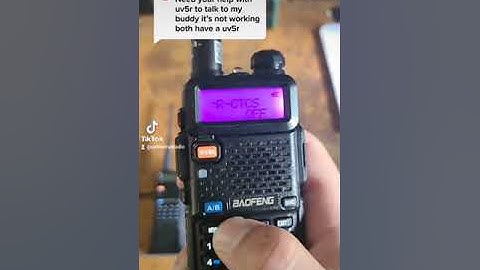 Getting 2 baofengs to talk to eachother. troubleshoot your radios!