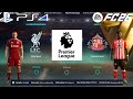 EA FC 26 - LIVERPOOL vs SUNDERLAND | PREMIER LEAGUE SEMANA 14 | GAMEPLAY PS4