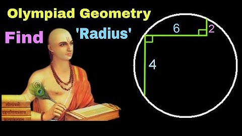 Find the Radius of the Circle | Olympiad Geometry Questions