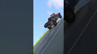 Jeep VS Giant Bulge - BeamNG Clips shorts beamngdrive beamngcrashes car