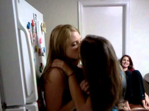 Drunk girls make out