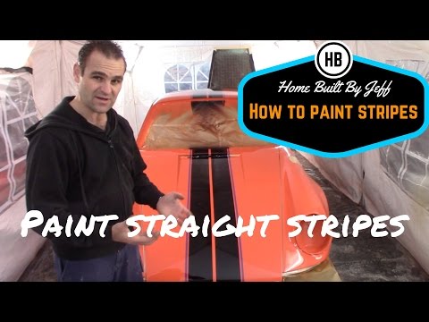 How To Spray Paint Racing Stripes On A Car