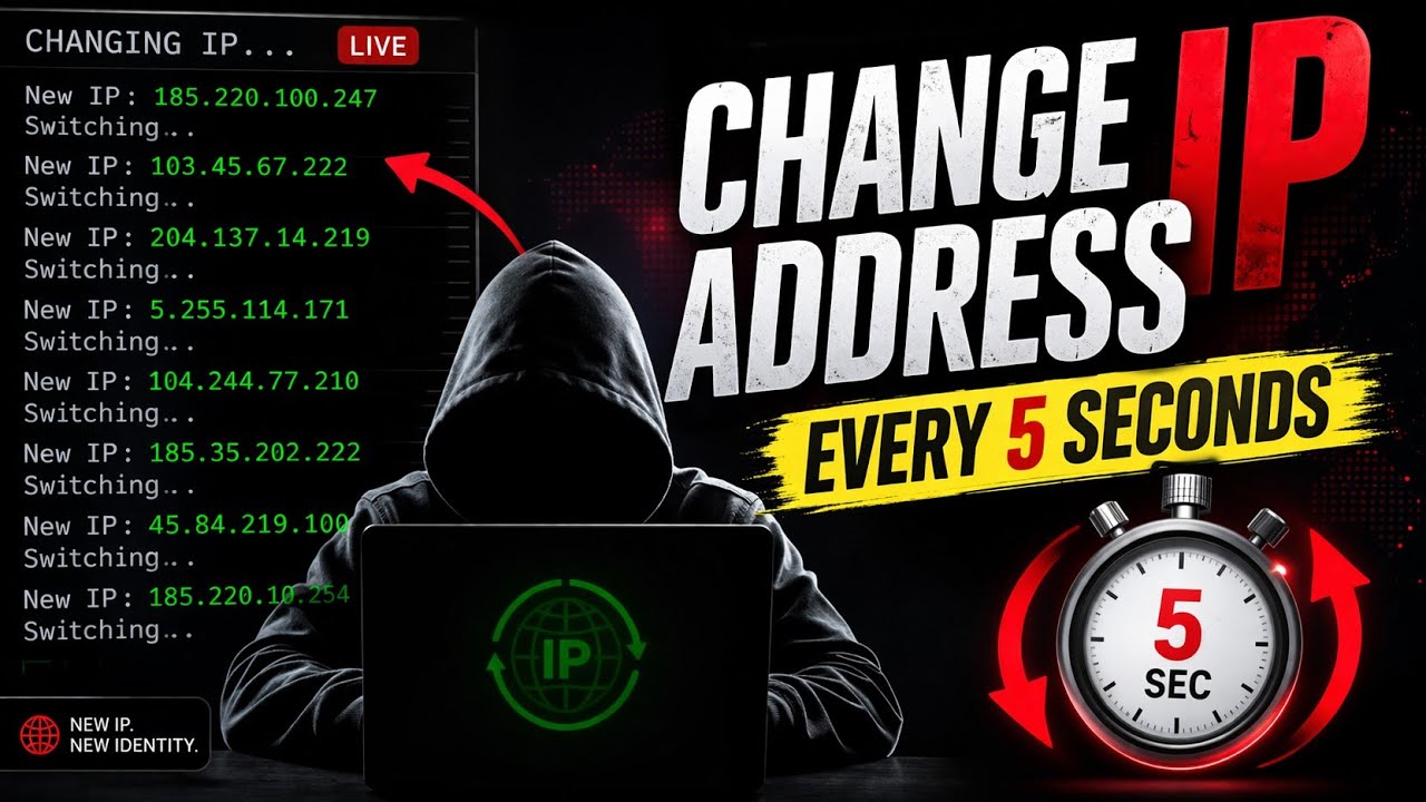 Change IP Address Every 5 Seconds Using Tor Service | Kali Linux - YouTube