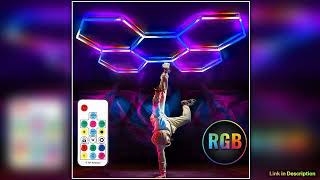 5HEX RGB KIT Latest Hexagon Lighting Kits with Vibrant RGB Color Changing LEDs Connect Plugin