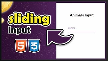 Form Input Keren Abis ! -  Edisi 1 - Animated Input with HTML and CSS