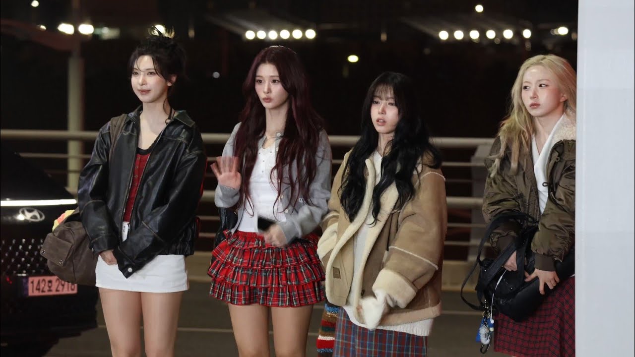 Nmixx 엔믹스 Airport Departure to China Zoomed in [4k] 251220