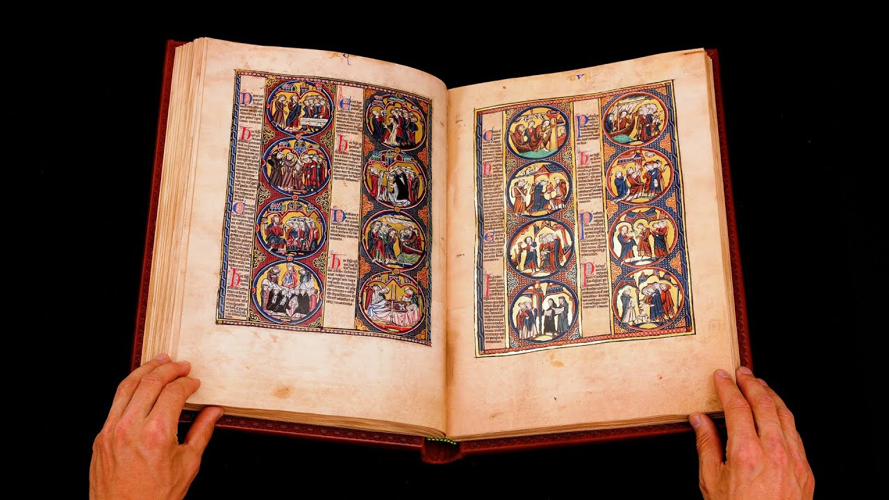 THE HARLEY 1527 BIBLE MORALISÉE - Browsing Facsimile Editions (4K