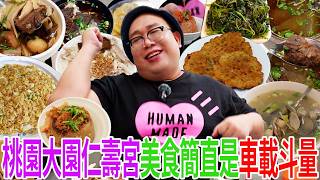 桃園大園仁壽宮美食簡直是車載斗量