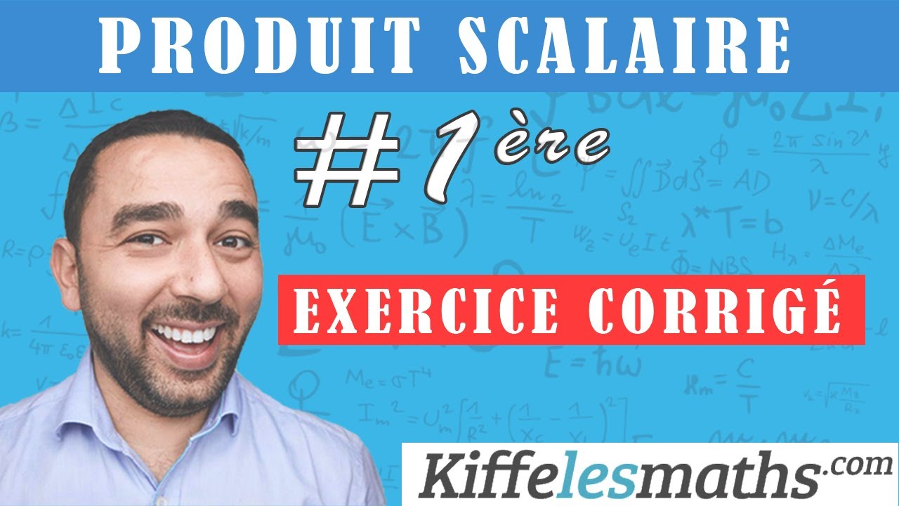 Produit scalaire. Calculer la mesure d'un angle.