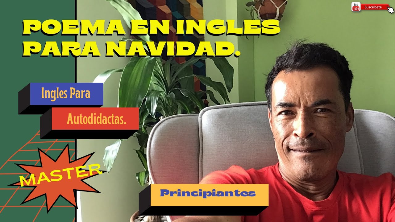 🔴POESIA En INGLES Para NAVIDAD.💥CHRISTMAS Poem | Un POEMA DE NAVIDAD