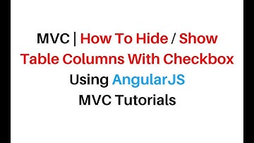 asp.net mvc angularjs hide and show data table columns checkbox