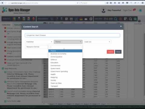 Open Data Manager Introduction