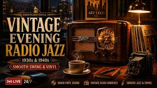 Джаз с вечернего радио Vintage Evening Radio, том 64 ☕ 1930-е - плавный свинг и фоновая музыка с в.. screenshot 4