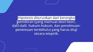 Perumusan Hipotesis