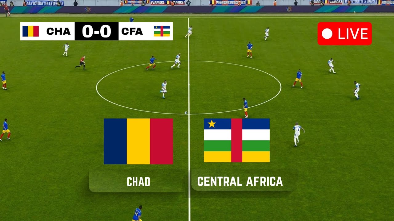 🔴LIVE: Chad vs Central African Republic | World Cup African qualifiers CAF | PES 21 Simulation
