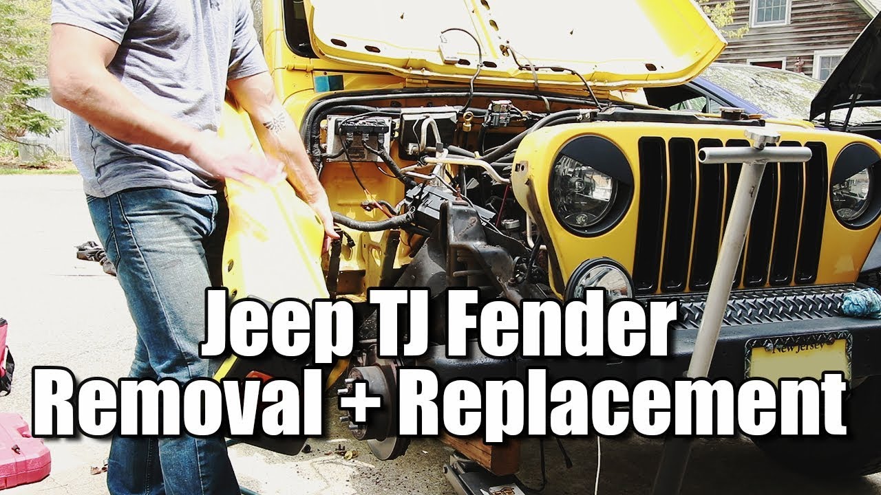 Jeep Wrangler TJ Fender Removal and Replacement 1997 - 2006 | TJ Fender  Replacement - YouTube